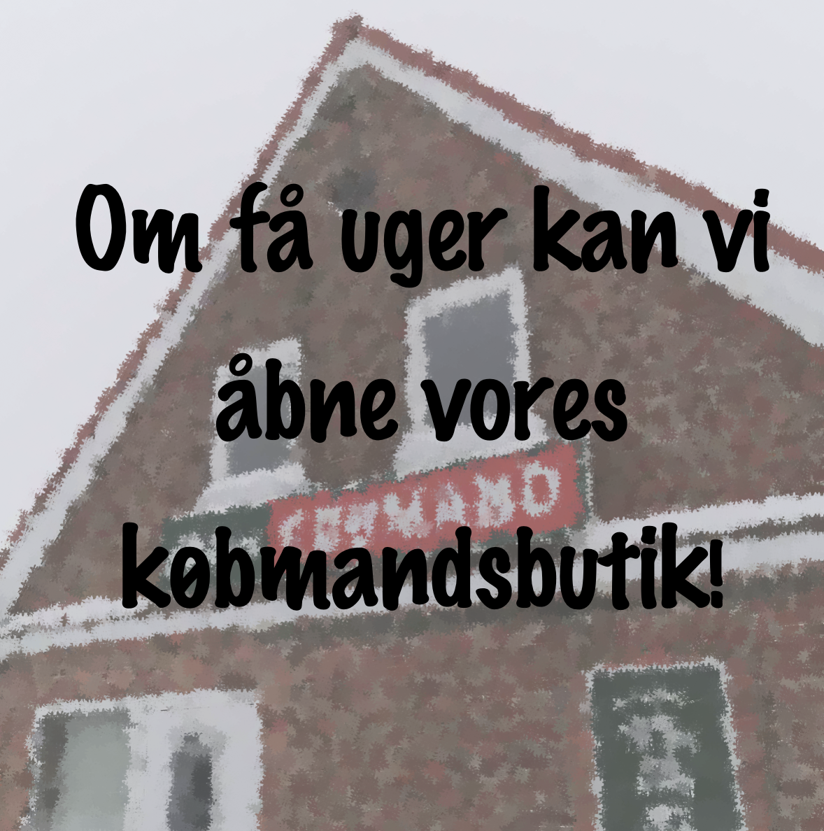 Om få uger kan vi åbne en købmandsbutik på Byvej 70!⁣