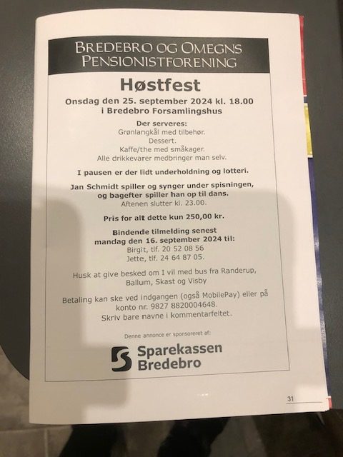 Bredebro og Omegns Pensionistforening