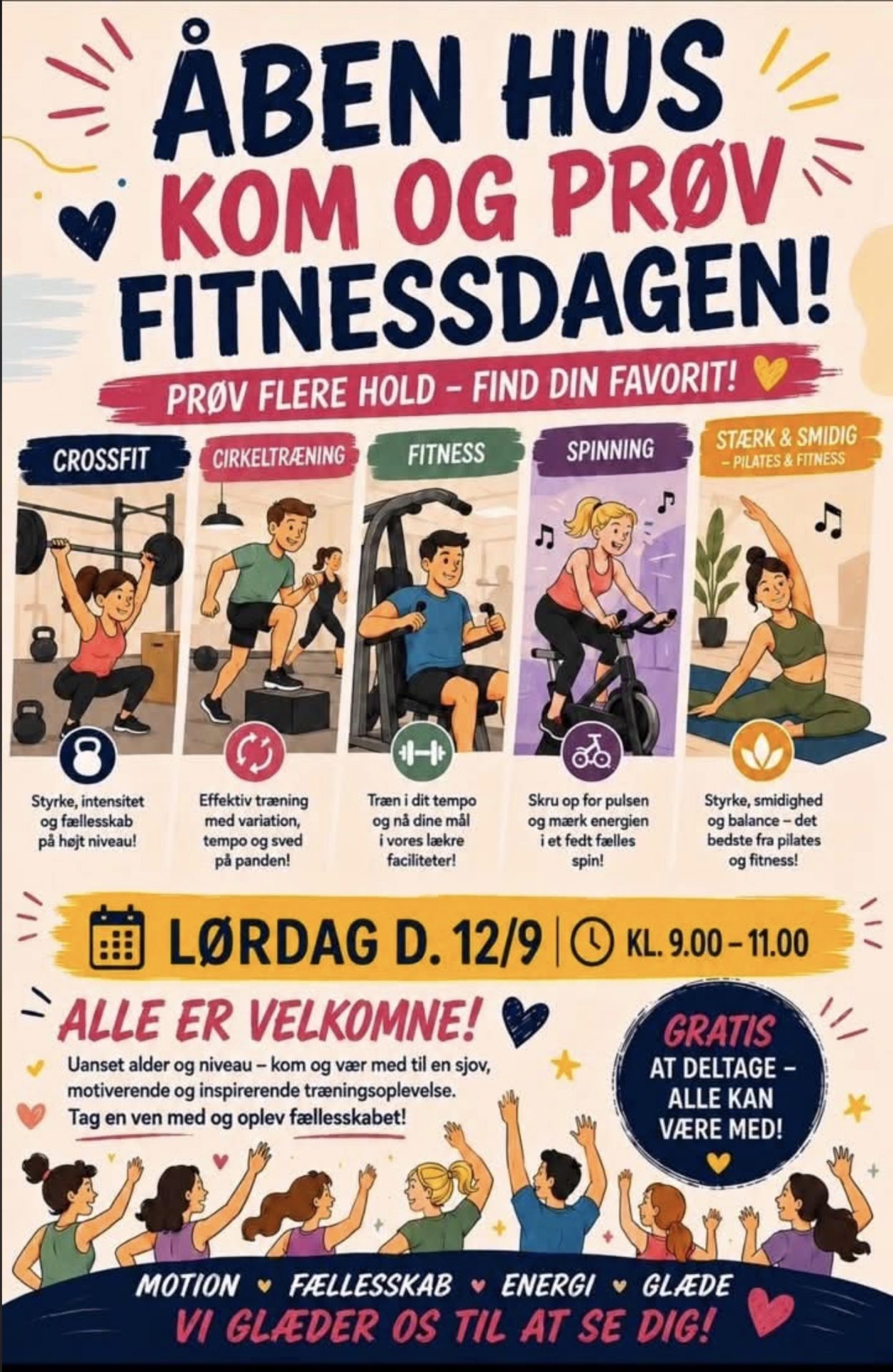 Åbent hus i Ballum fitness.